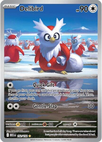 Compra Delibird IR #152/132 - Mega Evolution disponible en El Salvador en UniversoTCG 