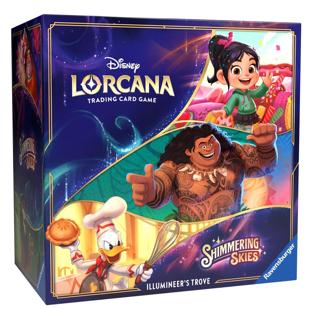 Compra Disney Lorcana: Shimmering Skies Illumineer's Trove - Shimmering Skies en El Salvador en UniversoTCG 