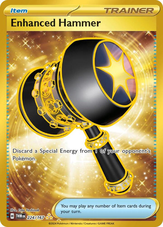 Compra Enhanced Hammer Gold #224/167 - Twilight Masquerade disponible en El Salvador en UniversoTCG 
