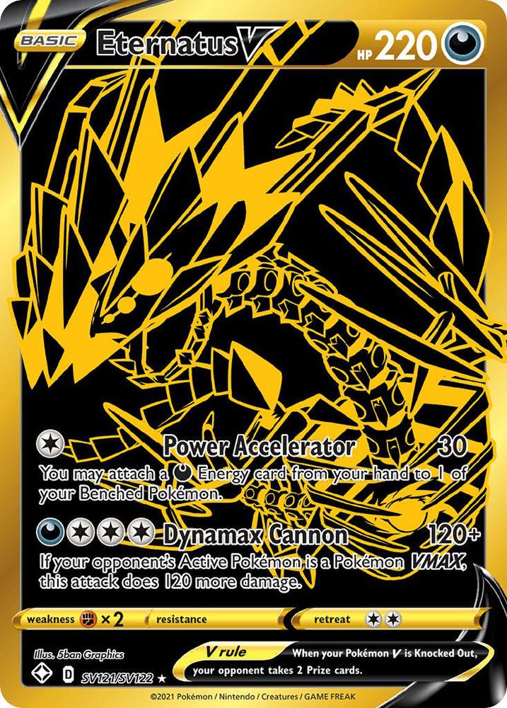 Compra Eternatus V #SV121/SV122 - Shining Fates disponible en El Salvador en UniversoTCG 