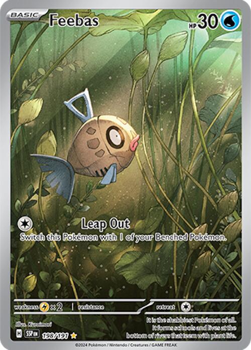 Compra Feebas IR #198/191 - Surging Sparks disponible en El Salvador en UniversoTCG 