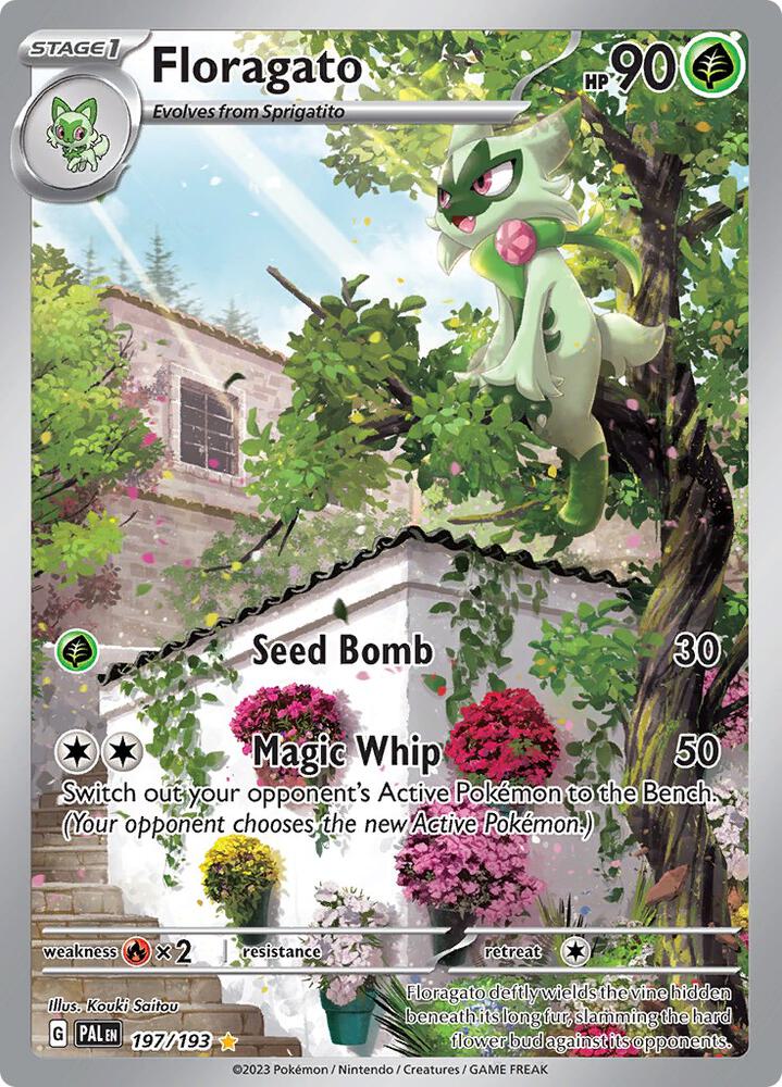 Compra Floragato IR #197/193 - Paldea Evolved disponible en El Salvador en UniversoTCG 