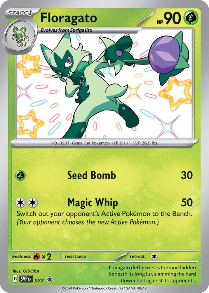Compra Floragato Shiny - Scarlet & Violet Promo disponible en El Salvador en UniversoTCG 