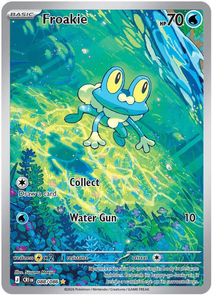 Compra Froakie IR #88/86 - Chaos Rising disponible en El Salvador en UniversoTCG 