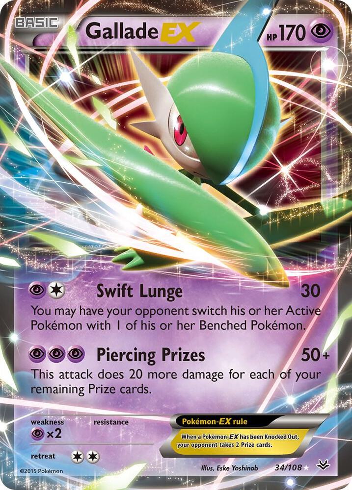 Compra Gallade Ex #34/108 - Roaring Skies disponible en El Salvador en UniversoTCG 