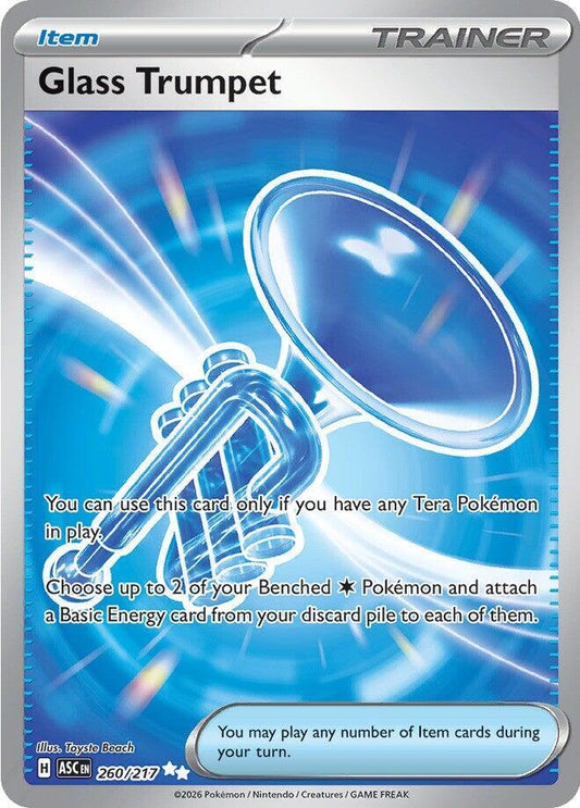 Compra Glass Trumpet FA #260/217 - Ascended Heroes disponible en El Salvador en UniversoTCG 