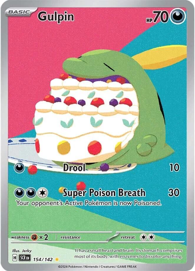 Compra Gulpin IR #154/142 - Stellar Crown disponible en El Salvador en UniversoTCG 