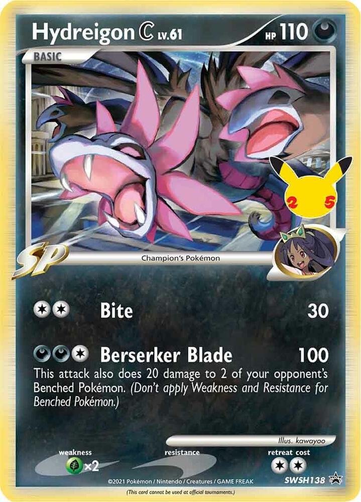 Compra Hydreigon C lv. 61 - Sword & Shield Promo disponible en El Salvador en UniversoTCG 