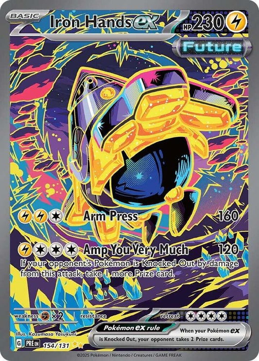 Compra Iron Hands Ex SIR #154/131 - Prismatic Evolutions disponible en El Salvador en UniversoTCG 