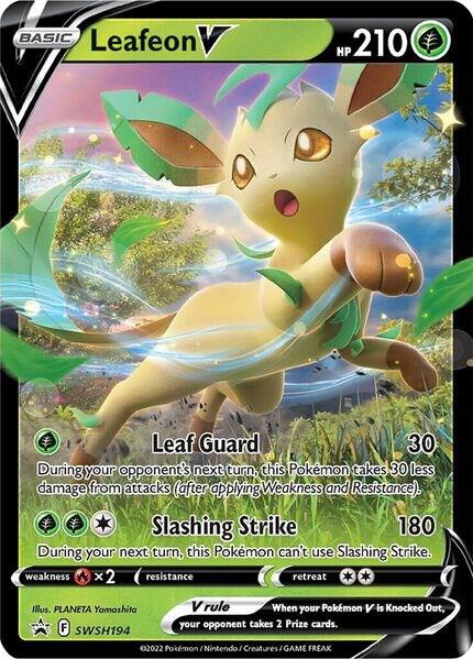 Compra Leafeon V #SWSH194 - Sword & Shield Promo disponible en El Salvador en UniversoTCG 