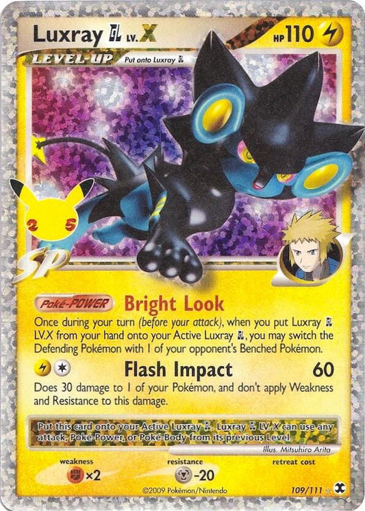 Compra Luxray GL LV. X #109/111 - Celebrations: Classic Collection disponible en El Salvador en UniversoTCG 