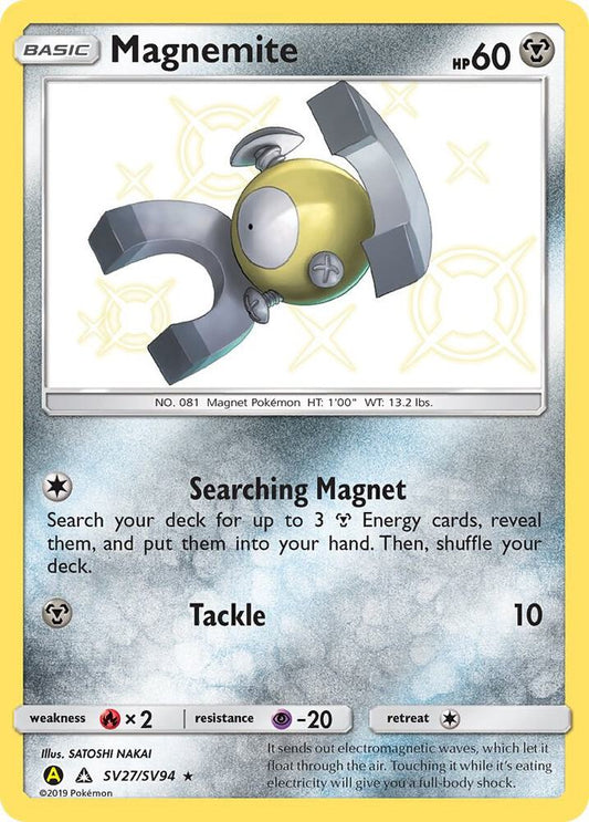 Compra Magnemite Shiny #27/94 - Hidden Fates disponible en El Salvador en UniversoTCG 