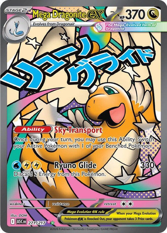 Compra Mega Dragonite Ex Mega Attack Rare disponible en El Salvador en UniversoTCG 