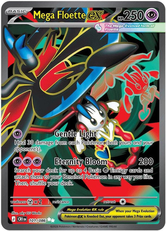 Compra Mega Floette Ex FA #101/86 - Chaos Rising disponible en El Salvador en UniversoTCG 