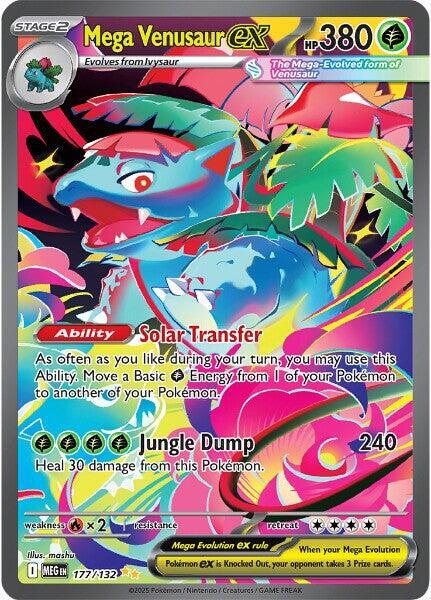 Compra Mega Venusaur Ex SIR #177 - Mega Evolution disponible en El Salvador en UniversoTCG 