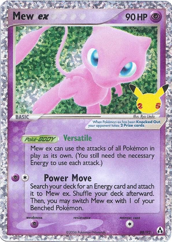 Compra Mew Ex #88/92 - Celebrations: Classic Collection disponible en El Salvador en UniversoTCG 