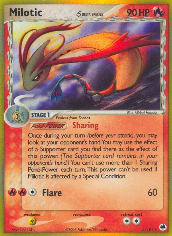 Compra Milotic Delta Species #5/101 - Dragon Frontiers disponible en El Salvador en UniversoTCG 
