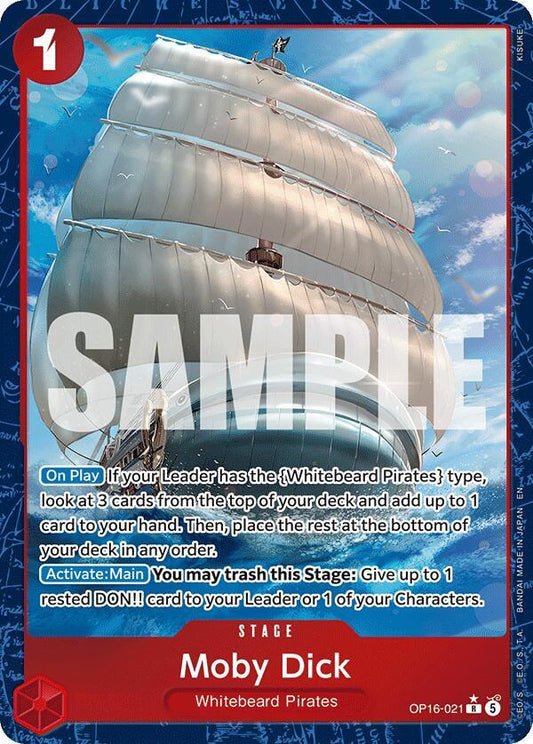 Compra Moby Dick Alternate Art #OP16-021 - The Time Of Battle disponible en El Salvador en UniversoTCG 