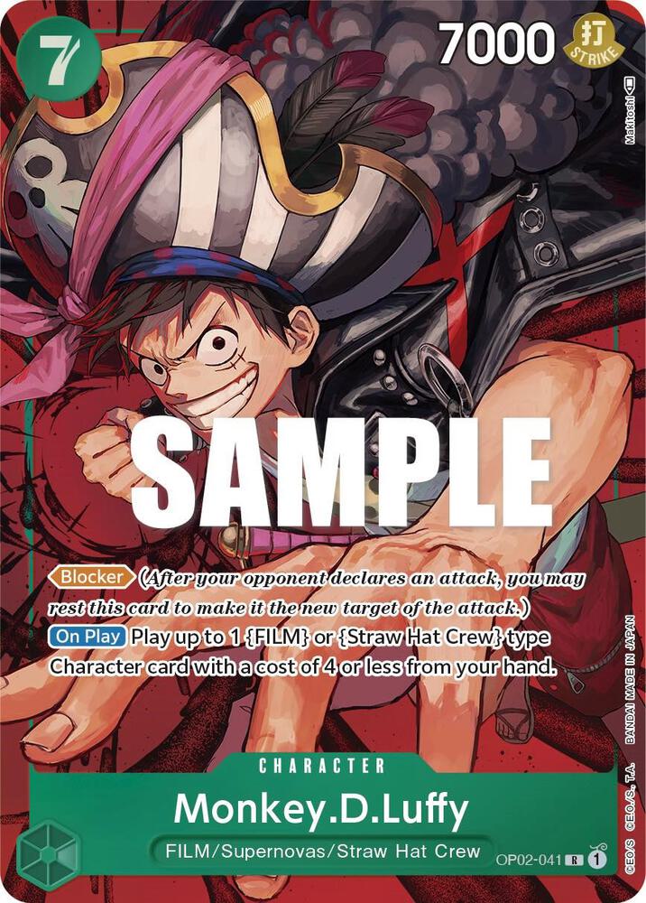 Compra Monkey.D.Luffy Alternate Art #OP02-041 - Paramount War disponible en El Salvador en UniversoTCG 