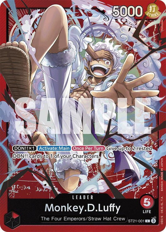Compra Monkey.D.Luffy #ST21-001 - Starter Deck EX: Gear 5 disponible en El Salvador en UniversoTCG 
