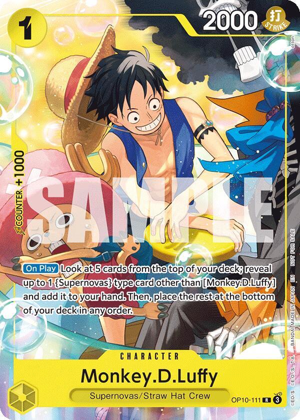 Compra Monkey.D.Luffy Welcome Pack 2026 Vol.1 #OP10-111 - One Piece Promotion disponible El Salvador en UniversoTCG 