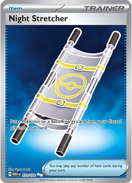 Compra Night Stretcher FA #173/132 - Mega Evolution disponible en El Salvador en UniversoTCG 
