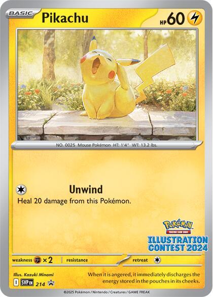 Compra Pikachu Illustration Contest 2024 - Scarlet & Violet Promo disponible en El Salvador en UniversoTCG 