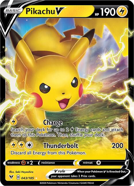 Compra Pikachu V #43/185 - Vivid Voltaje disponible en El Salvador en UniversoTCG 