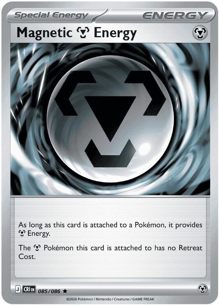 Pokémon Magnetic Energy Holofoil #85/86 - Chaos Rising disponible en El Salvador en UniversoTCG 