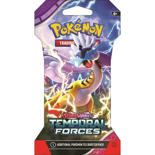 Pokémon Temporal Forces Sleeved Pack sellada disponible en El Salvador en UniversoTCG