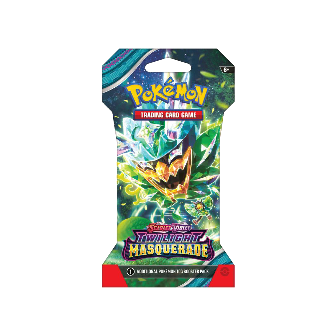 Pokémon Twilight Masquerade Sleeved Pack sellada disponible en El Salvador en UniversoTCG