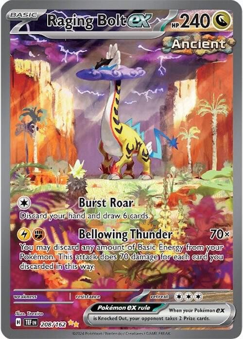 Compra Raging Bolt SIR #208/162 - Temporal Forces disponible en El Salvador en UniversoTCG 