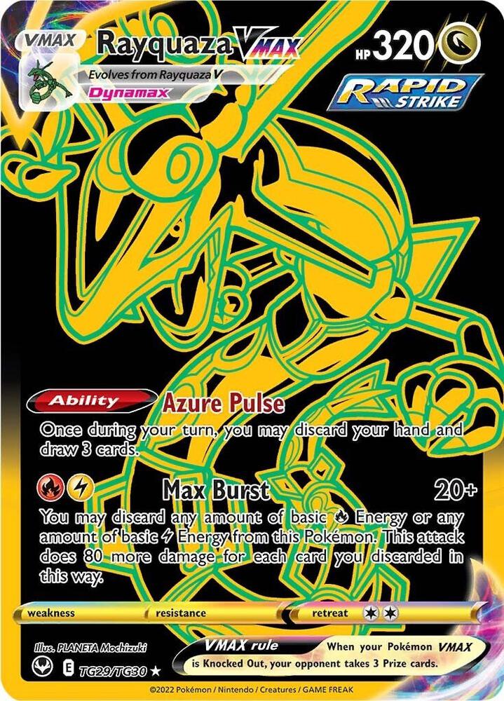 Compra Rayquaza VMAX Secret #TG29/TG30 - Silver Tempest disponible en El Salvador en UniversoTCG 