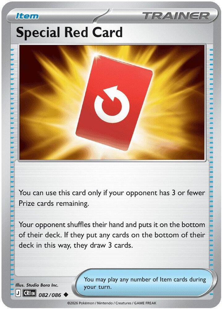 Comprar Special Red Card #82/86 - Chaos Rising disponible en El Salvador en UniversoTCG 