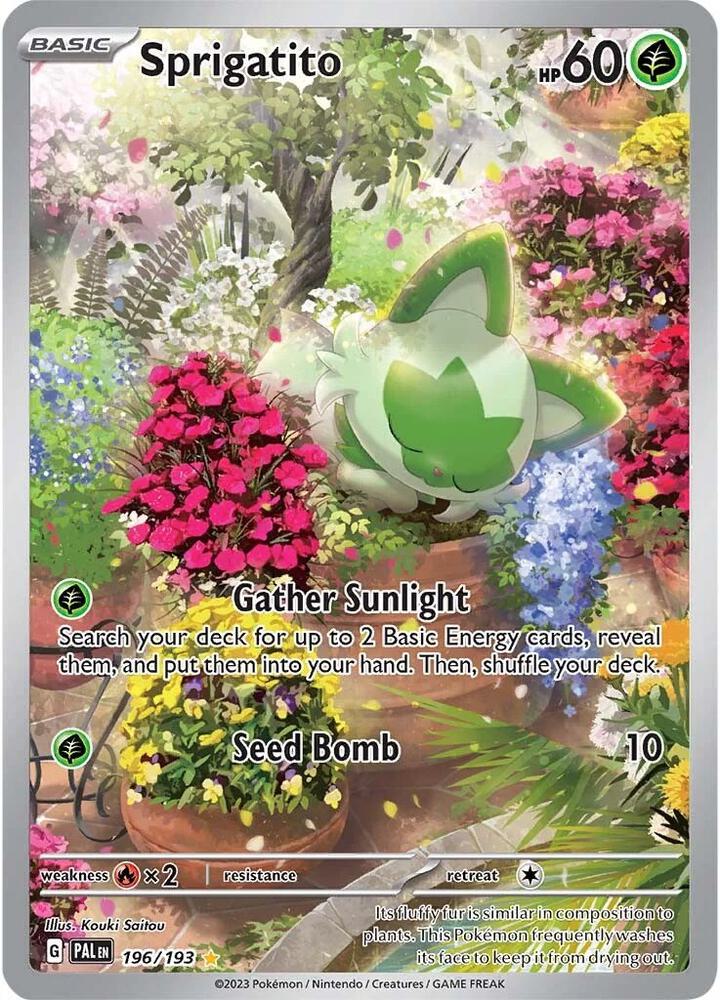 Compra Sprigatito IR #196/193 - Paldea Evolved disponible en El Salvador en UniversoTCG 