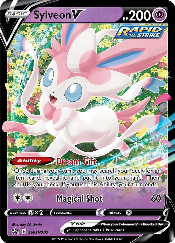 Compra Sylveon V #SWSH202 - Sword & Shield Promo disponible en El Salvador en UniversoTCG 