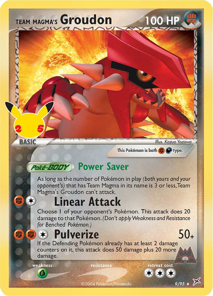 Compra Team Magma's Groudon #9/95 - Celebrations: Classic Collection disponible en El Salvador en UniversoTCG 