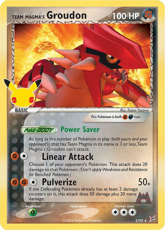 Compra Team Magma's Groudon #9/95 - Celebrations: Classic Collection disponible en El Salvador en UniversoTCG 