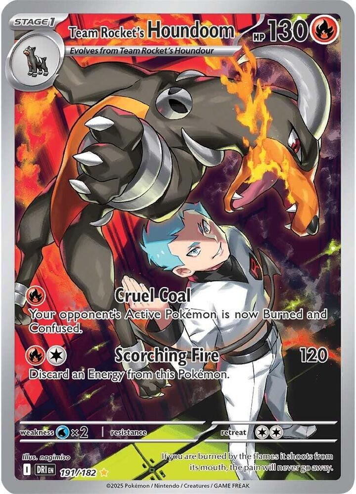 Compra Team Rocket's Houndoom IR #191/182 - Destined Rivals disponible en El Salvador en UniversoTCG 