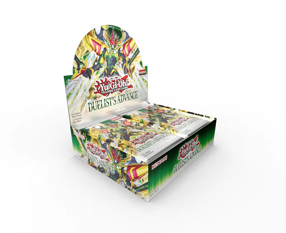 Yu-Gi-Oh Duelist’s Advance Booster Box sellada en El Salvador en UniversoTCG 