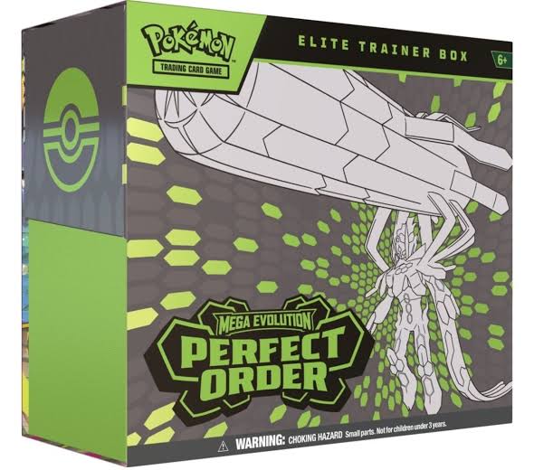 Pokémon Perfect Order Elite Trainer Box sellada disponible en El Salvador