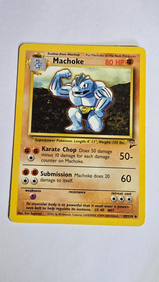 Machoke base set 2 unlimited