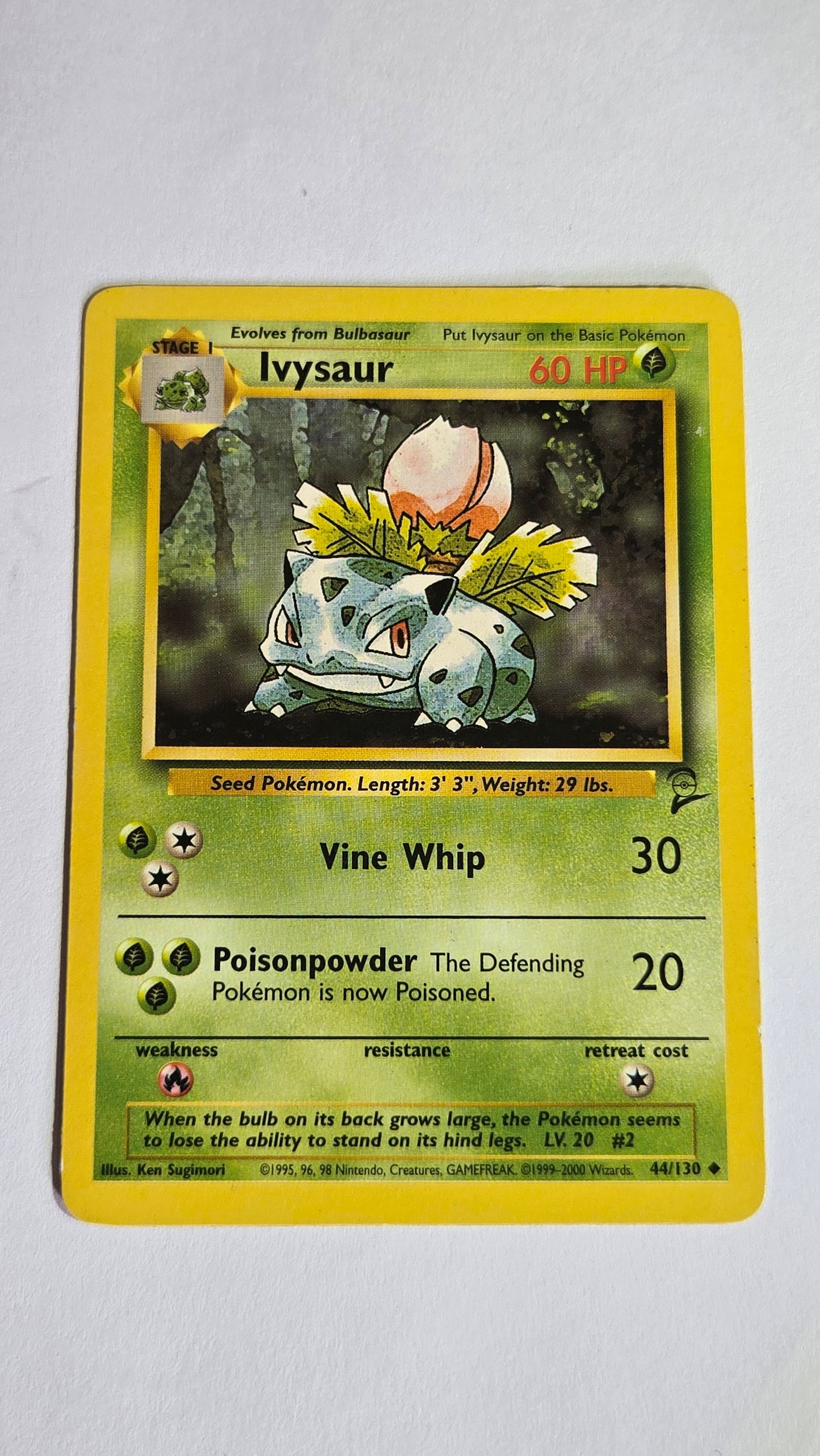 Ivysaur base set 2 unlimited