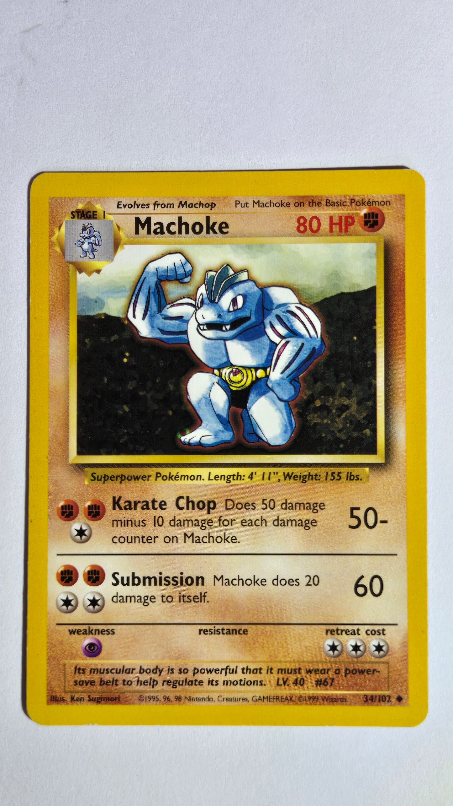 Machoke base set unlimited