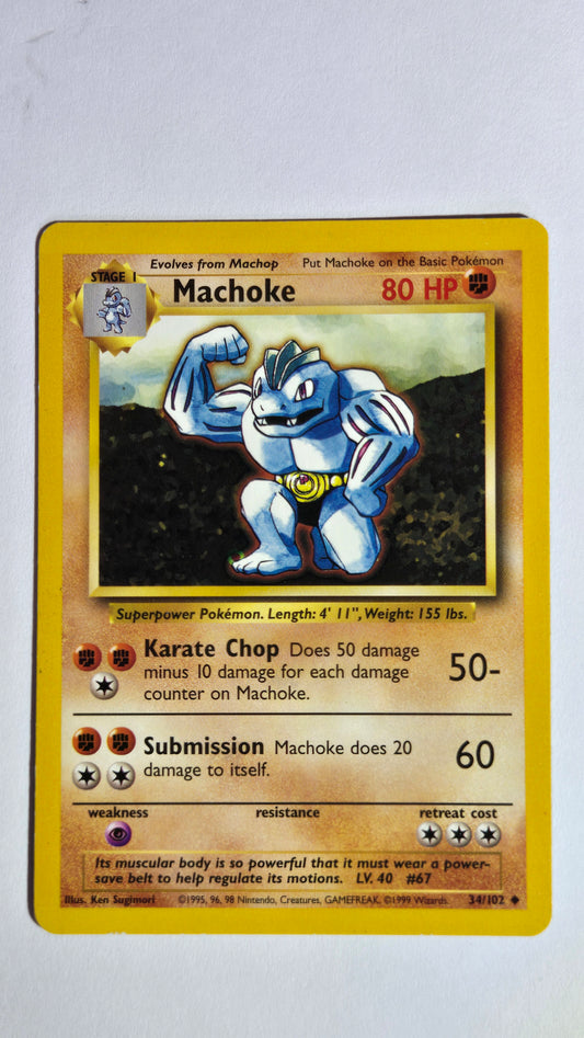 Machoke base set unlimited