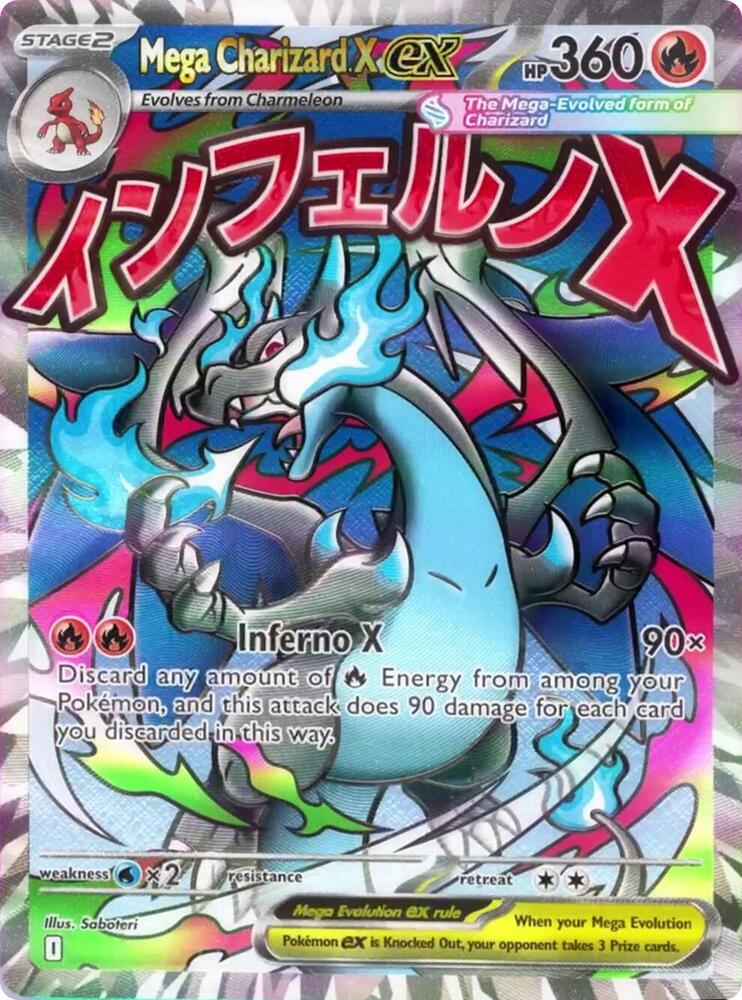 Mega Charizard X Ex - Mega Evolution Promo