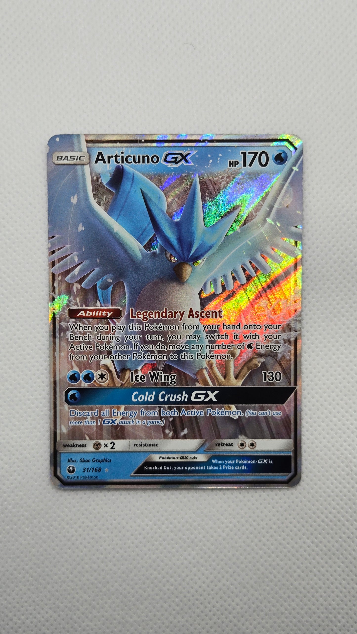 Articuno Gx #31/168