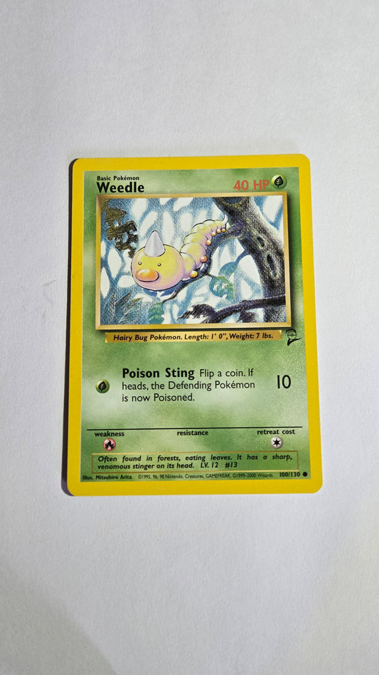 Weedle base set 2 unlimited