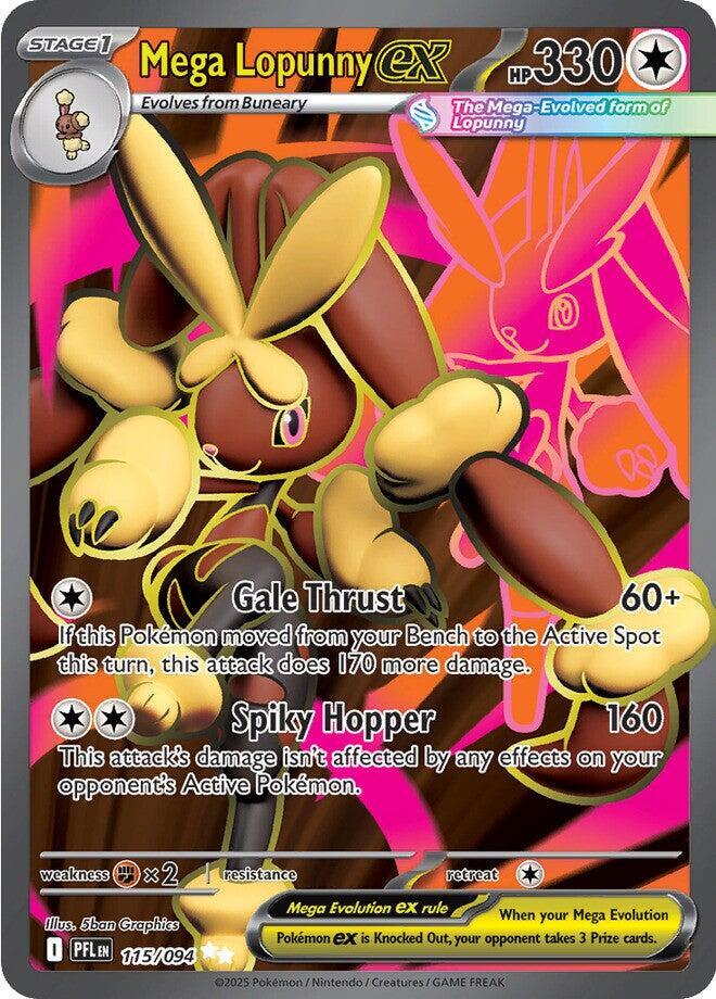 Mega Lopunny Ex FA #115/94 - Phantasmal Flames