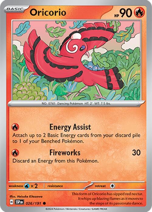 Oricorio #26/191 - Surging Sparks